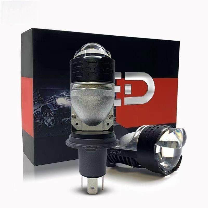 机车LED客厅灯超亮透镜激光矩阵改装双爪三爪灯泡远近光一体灯泡,汽车零部件/养护/美容/维保,汽车灯泡,淘宝优惠券,粉丝福利购,淘宝优惠卷