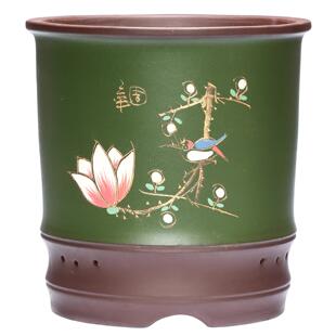 宜兴紫砂花盆兰花盆君子兰专用花盆陶瓷花盆文心兰建兰墨兰花盆