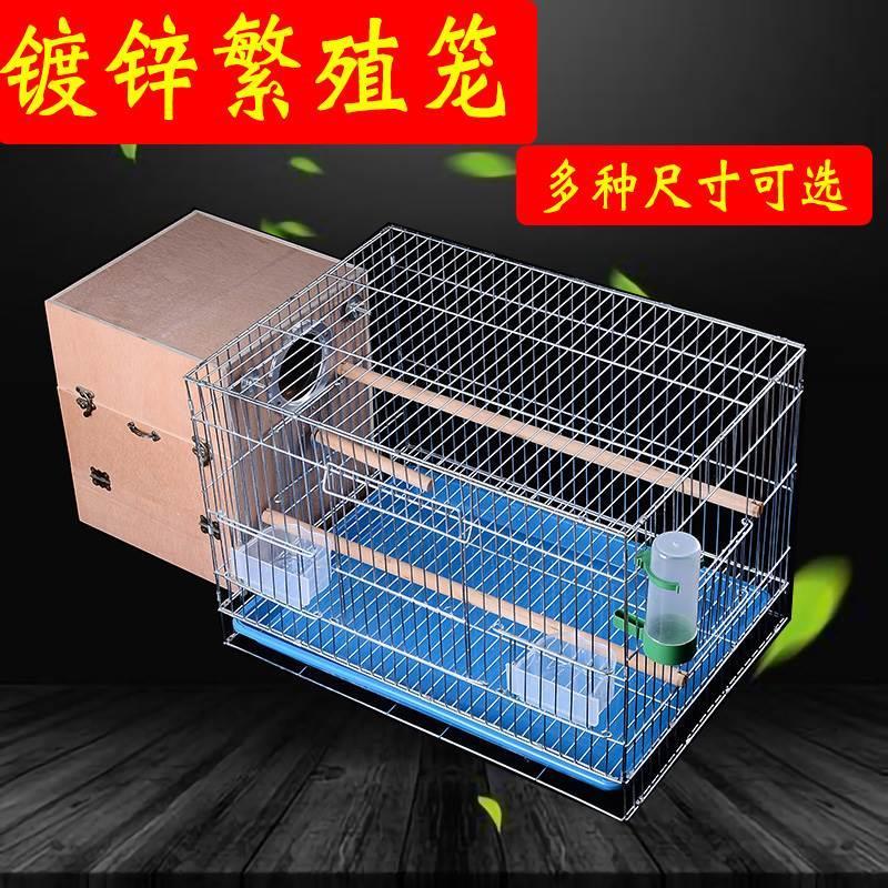 虎皮鹦鹉鸟笼中大型飞行笼镀锌八哥牡丹玄风加粗养殖大号繁殖笼