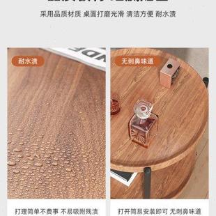 可移动沙发边几小推车简易茶几客厅家用角几置物架卧室床头小桌子