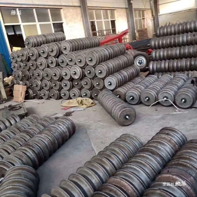 旋耕机镇压器轮农用压地滚子胶钢轮子压地滚子小麦播种机镇压器