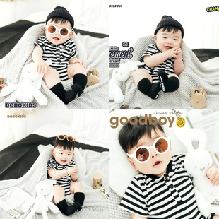 百天周岁儿童摄影服装宝宝婴儿衣服拍照道具百日一岁影楼艺术照