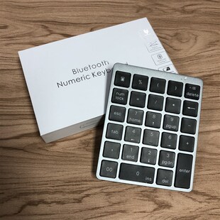 蓝牙数字小键盘无l线轻薄金属笔记本平板电脑手机蓝牙键盘可充电