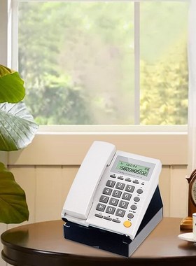 纯手工亚克力电话架子透明加宽座机支架办公桌面座机创意电话平板