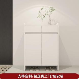 柜入户柜玄关柜置物柜小鞋 定制实木单门双门三门四门矮鞋 柜