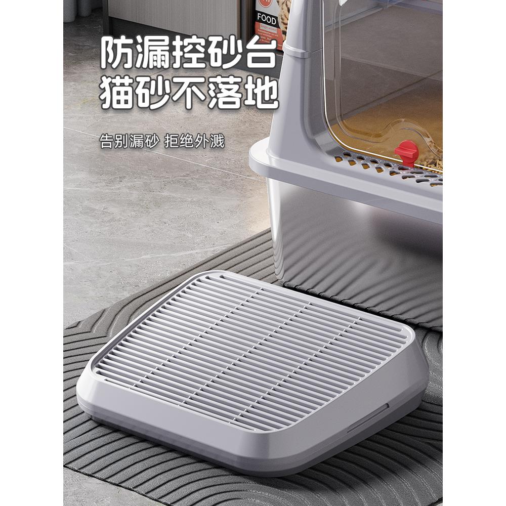 猫砂垫子防带出双层集砂垫控砂台猫砂盆漏砂板防外溅猫砂踏板台阶