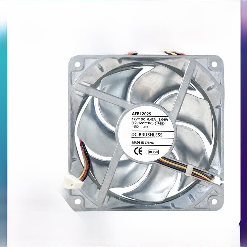 12Cm/Cm 1255dc12v全金属耐高温摩托车改装电脑机箱防水冷却风扇