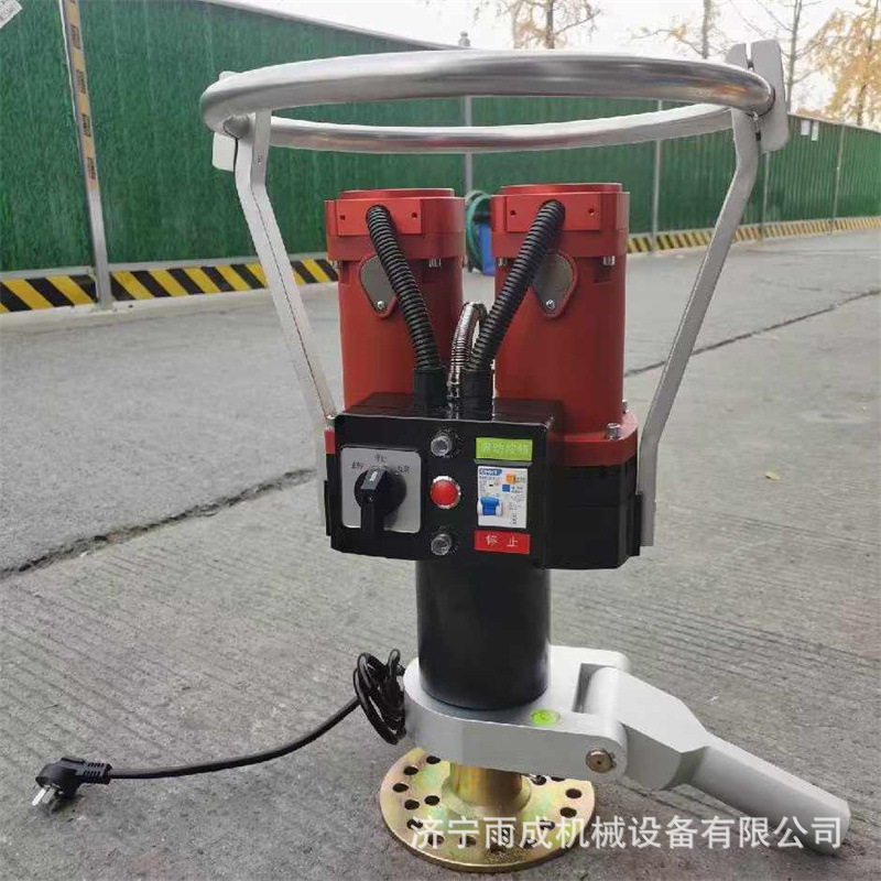 地螺丝便携式电动光伏打桩机 螺旋地桩旋紧机 庭院光伏220V打桩机