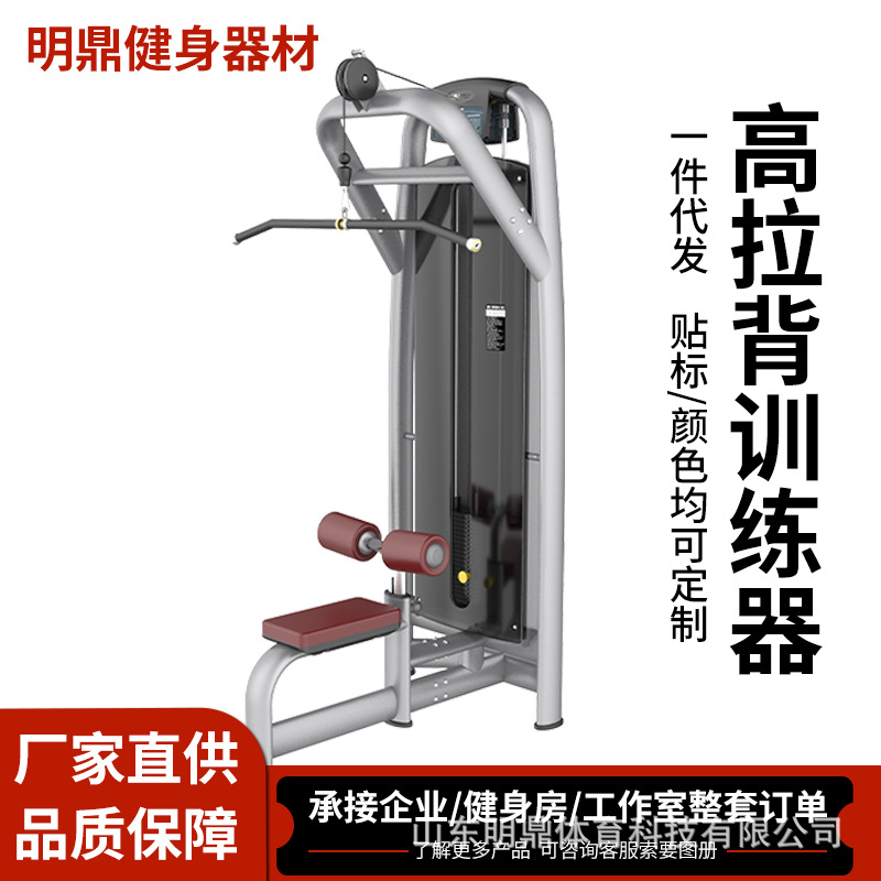 高拉背训练器背部训练器坐式高拉训练器多功能健身房专用器材商用