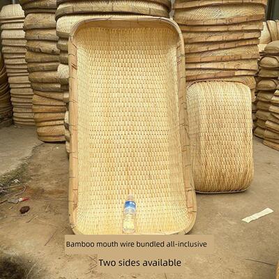 长方形簸箕柳编笸箩馒头筐柳条簸箩炒货筐食品收纳