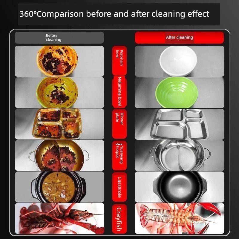 乐亿创商用洗碗机智能全自动洗碗机超声波洗碗机食堂专用洗碗机