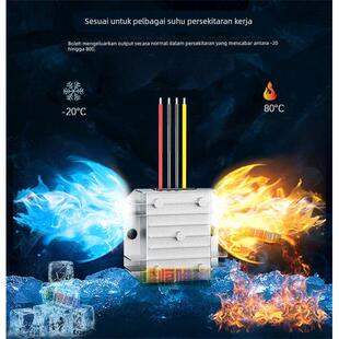 车载降压器60V48V36V24V转12V10A变压电源模块12伏变5V直流转换器