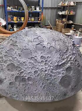 定制泡沫雕塑3d模型月球背景墙火星摆件月球装饰八大行星道具地球