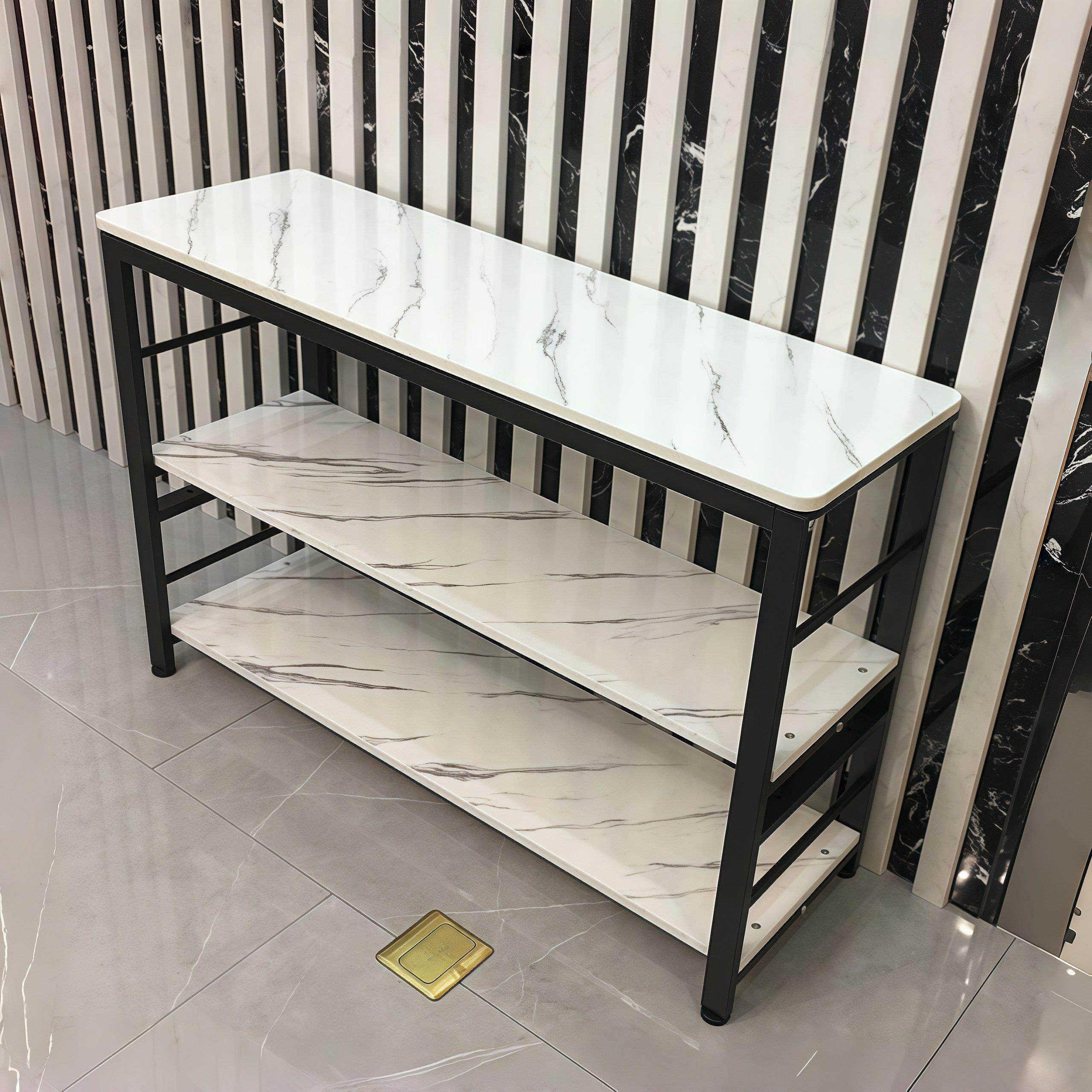 厨房桌子切菜桌多功能长桌简易多层工作台置物架家用长方形窄边柜