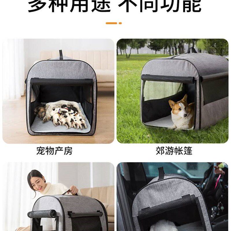 柯基狗包外出便携透气大容量车载帆布手提可折叠笼子大号猫包宠物