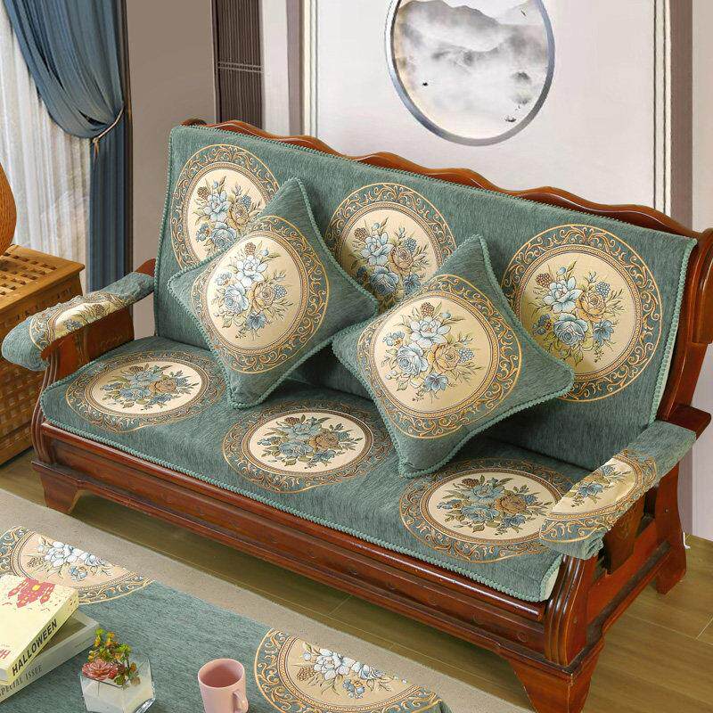 实木红木沙发靠背整件加厚中国风四季防滑定制春秋椅海绵靠垫
