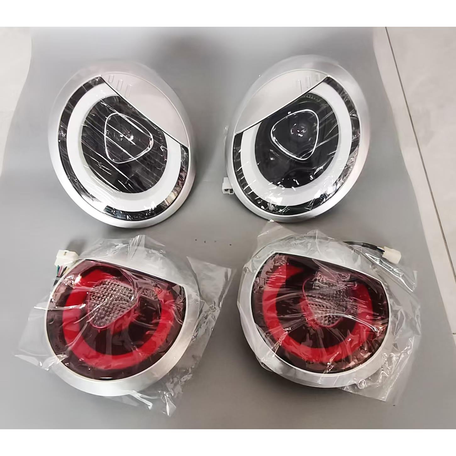 福宝电动四轮车前大灯澳玛大江昌盛心爱立业格宇三轮车后尾灯中网