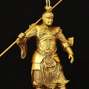 纯铜齐天大圣孙悟空斗战胜佛美猴王摆件家居客厅办公室装饰品猴子
