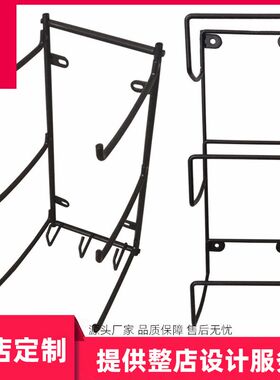 多层瑜伽垫收纳架家用挂杆挂墙移动省空间单面地毯立式挂钩架子