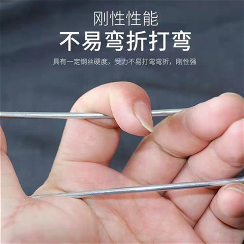 滴灌管铁丝卡子固定器地钉加粗镀锌草坪大棚实Q用园艺工具订制热