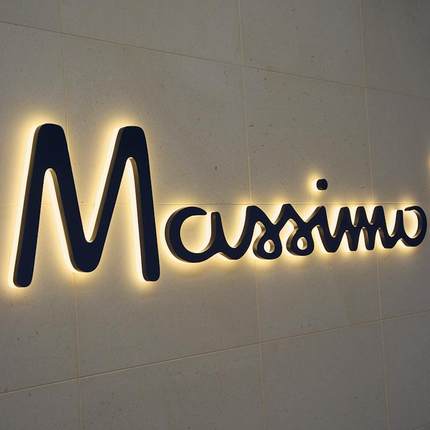 公司店铺led广告字定做压克力迷你背面发光字招牌户外门头定制