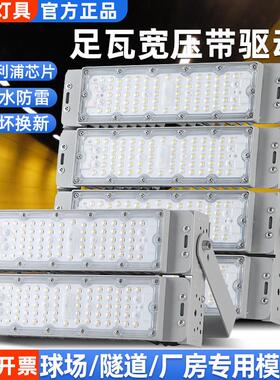 led模组灯隧道灯100瓦150W200W广场灯户外防水高杆球场广场投光灯