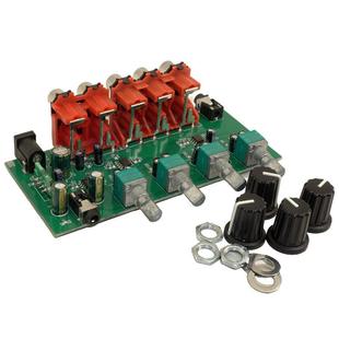 双声道莲花接口多路音频音源输入免切换混合混音器四合一四进二出