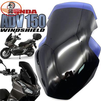 适用ADV150 ADV160 2022-2023 改装机车前挡风玻璃导流罩挡风镜