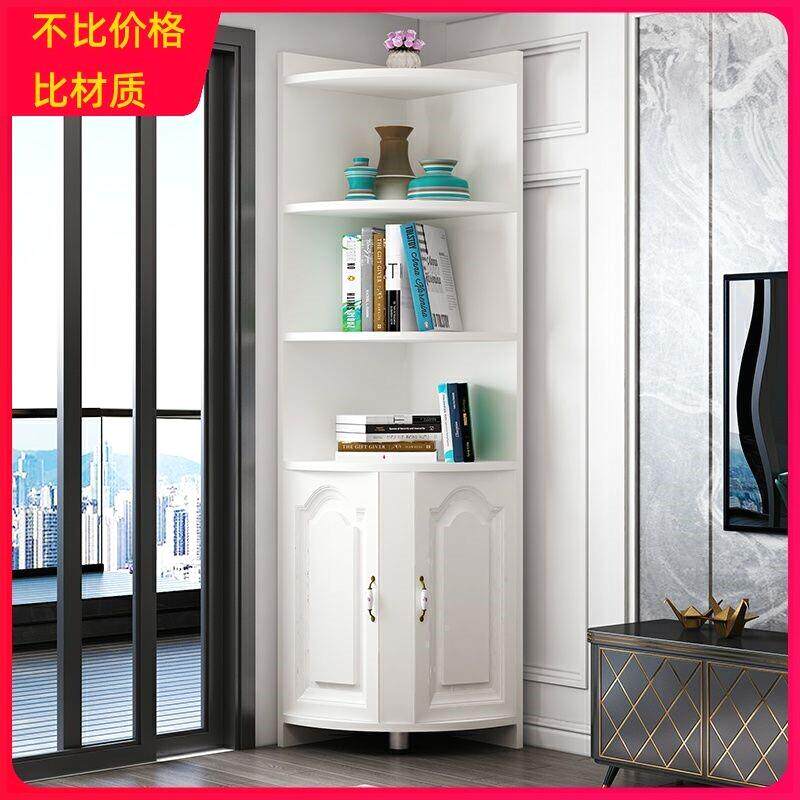 实木生态板客厅卧室阳台欧式三角柜墙角转角拐角落柜置物架收纳柜
