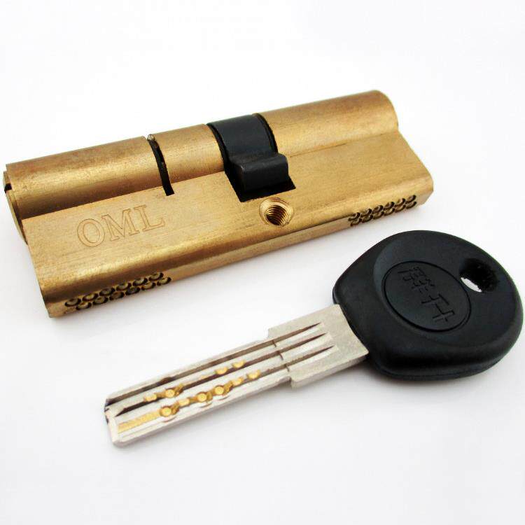 正品中国群生海姿Oml双排b级量子c级双面刀防盗门锁芯