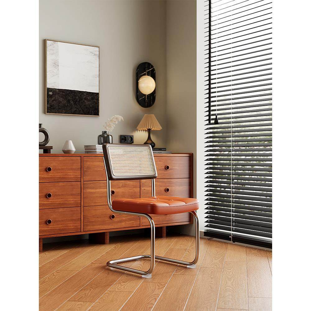 中古网红餐桌椅原木风靠背藤椅法式复古家用餐椅阳台休闲藤编椅子,住宅家具,餐椅,淘宝优惠券,粉丝福利购,淘宝优惠卷