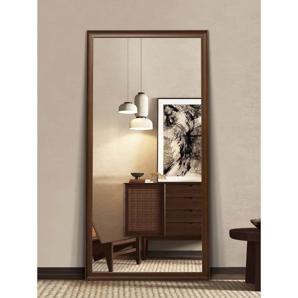 BOLEN北欧镜子全身穿衣镜落地镜子挂墙家用贴墙服装店ins风试衣镜