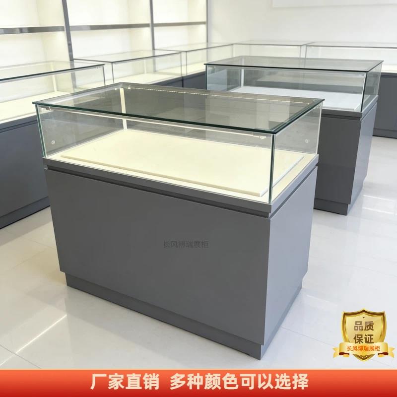 木质液压开启烤漆玻璃展柜文玩字画艺术品博物馆展厅展览陈列展柜