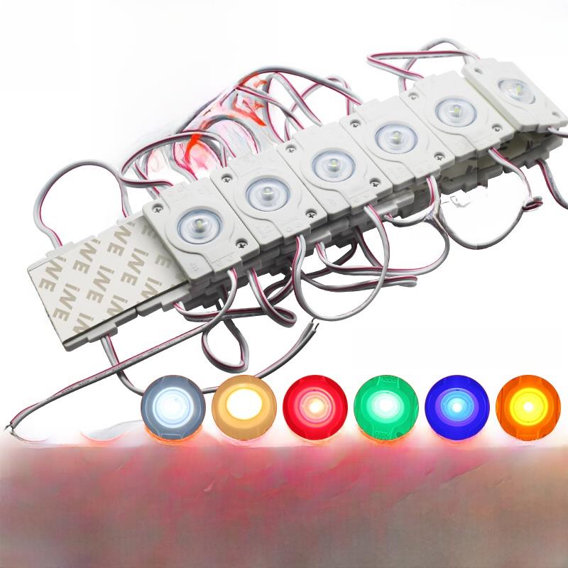 Led 12V漫反射防水模块00灯珠1.5W单模块灯箱发光字符注塑模块