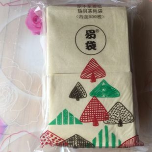 易袋本色热封500个80x90mm滤纸茶包袋茶叶泡茶袋咖啡过滤袋中大号