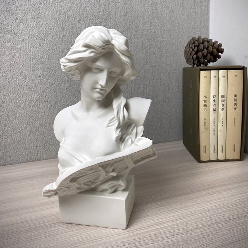 雕塑人物摆件家居客厅装饰品电视柜酒柜艺术品摆设鱼缸装饰可泡水