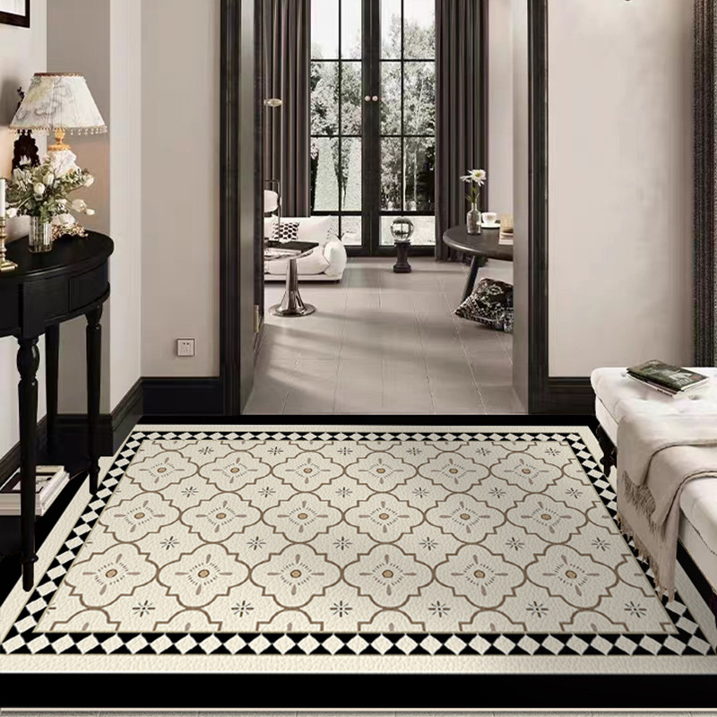 高级感法式入户门垫门口pvc可擦免洗换鞋地毯进门家用脚踏垫防滑,居家布艺,入户地垫,淘宝优惠券,粉丝福利购,淘宝优惠卷