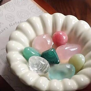 天然水晶碎石滚石大颗粒原石矿石摆件香薰括香石鱼缸造景装饰摆件