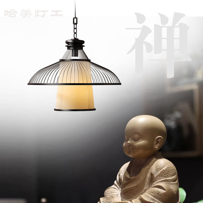 新中式吊灯禅意设计茶楼茶室铁艺定制灯创意造型个性大厅吧台过道,家装灯饰光源,酒店/宴会厅/餐饮吊灯,淘宝优惠券,粉丝福利购,淘宝优惠卷