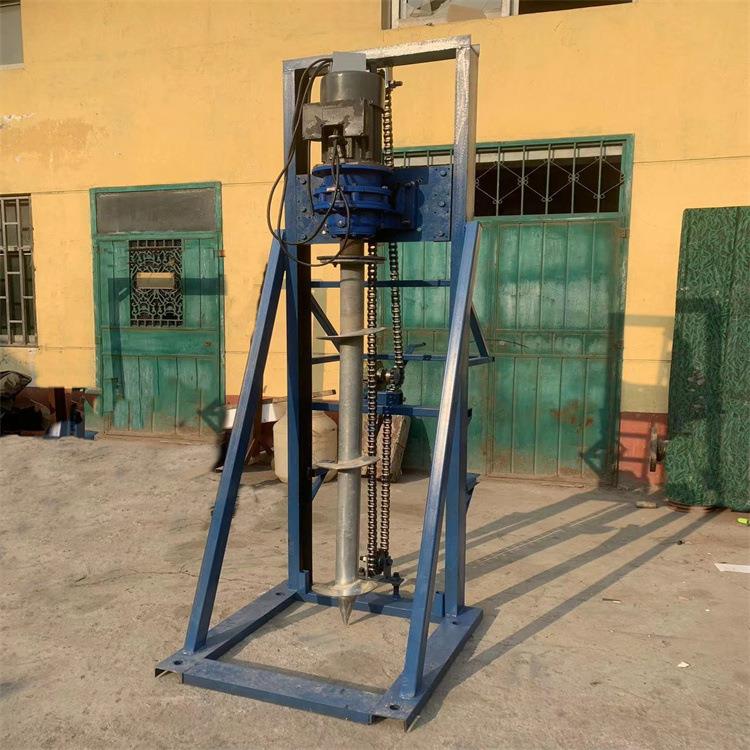 三相电两相电光伏螺旋打桩机 5.5千瓦自动升降 庭院太阳能打桩机