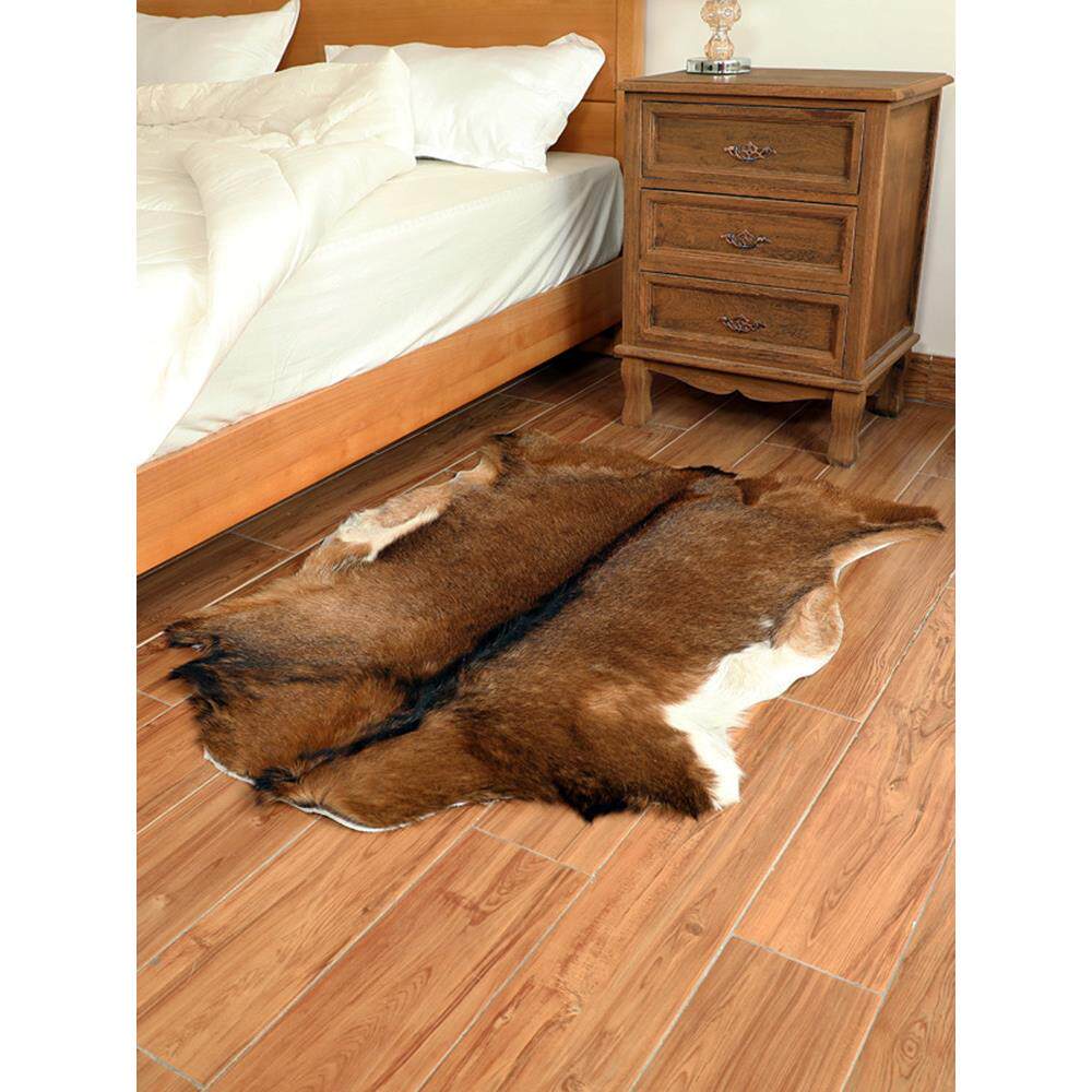 整张山羊皮地毯皮草毛毛沙发垫椅垫床边地垫脚垫壁挂真皮真毛装饰