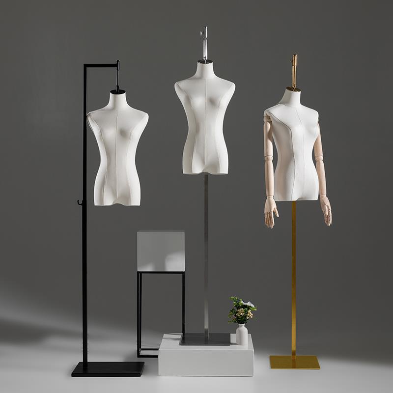 服装店女装橱窗半身人体吊挂模特人台道具男全身悬挂假人偶展示架