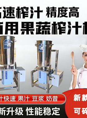 商用高速破壁机打浆机瓜果蔬菜鲜肉多功能大容量打泥机打碎机