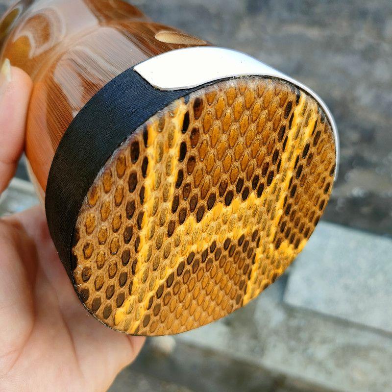 二胡琴筒花鼓戏大筒专业蒙皮烤筒圆筒特价大音量红木黑檀二胡配件