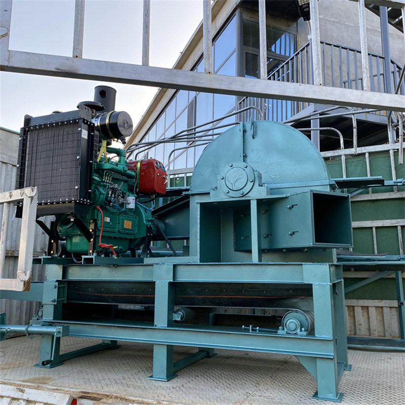 竹子板材打片机视频 木块粉碎机 树枝移动式毛竹净片机