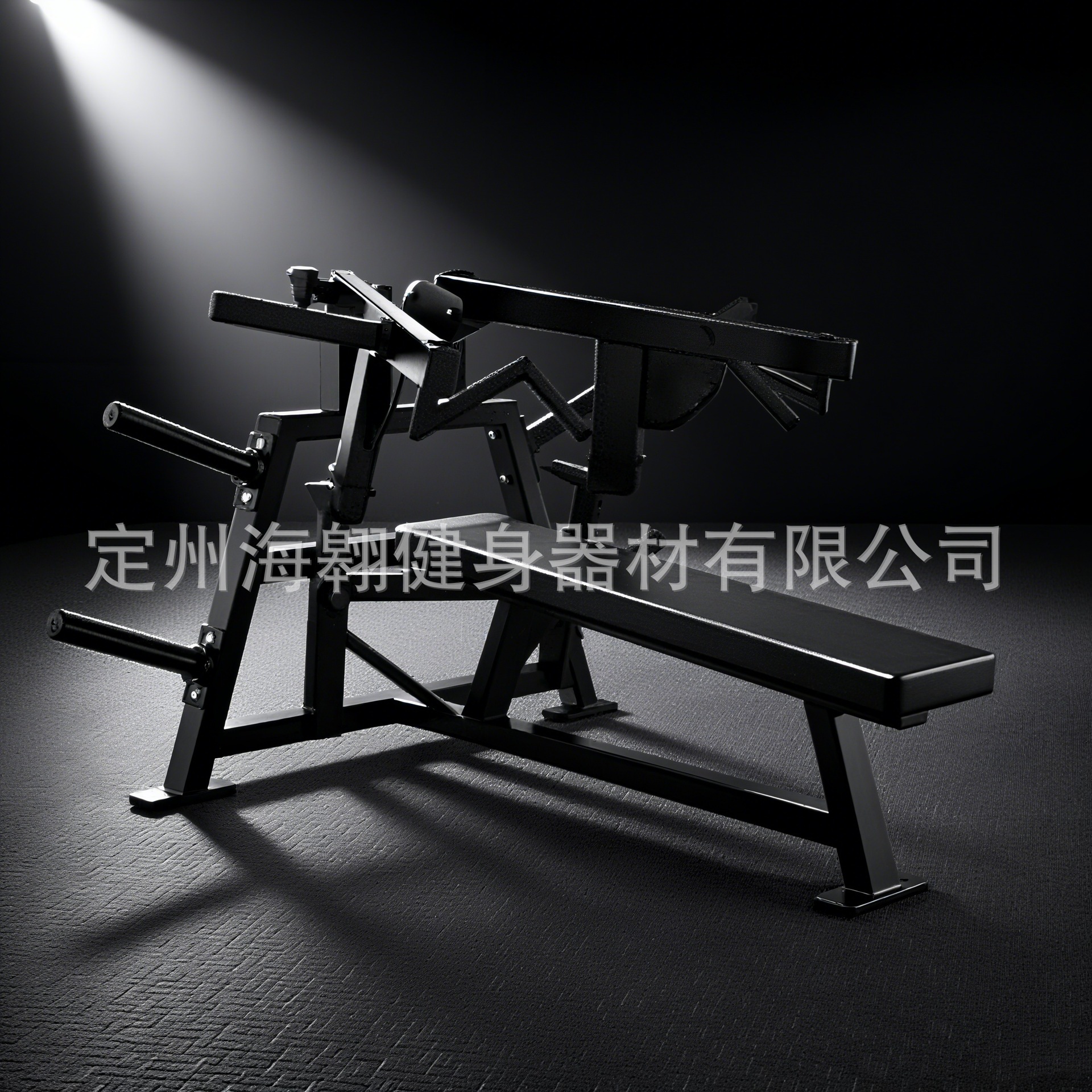 平卧推胸训练器挂片式卧推架健身房仰卧推胸训练器胸部推举训练器