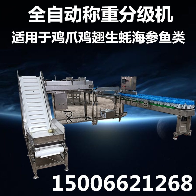 重量分选机定 制自动称重分拣电子秤蔬菜水果配重分级设备