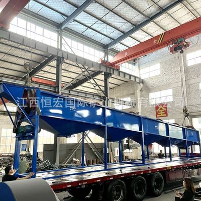 矿山石料沙石分离无轴筛分机毛料石头筛选机钢球分拣机选矿生产线