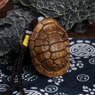 四川小叶桢楠金丝楠木实木雕刻富甲天下龟甲摆件乌龟壳手把件挂件
