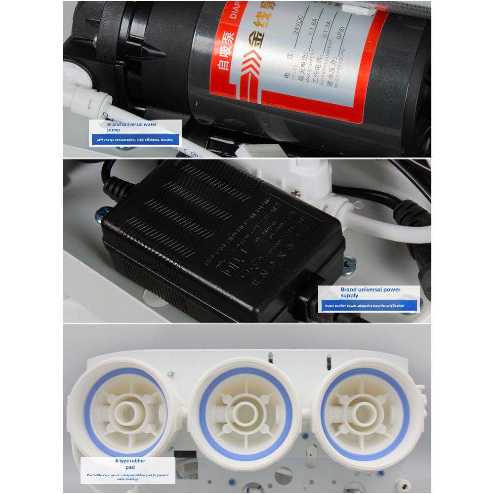 净水器家用直饮ro反渗透 diy厨房净水机纯水机自来水净化过滤器